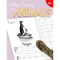 Letter Tracing With Animals: Learn the Alphabet - Handwriting Practice Workbook for Children in Preschool and Kindergarten - Lilac-Peach Cover