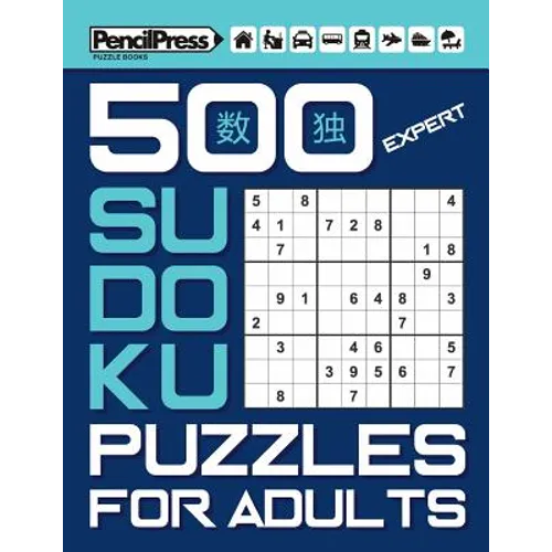 500 Expert Sudoku Puzzles for Adults (with answers)