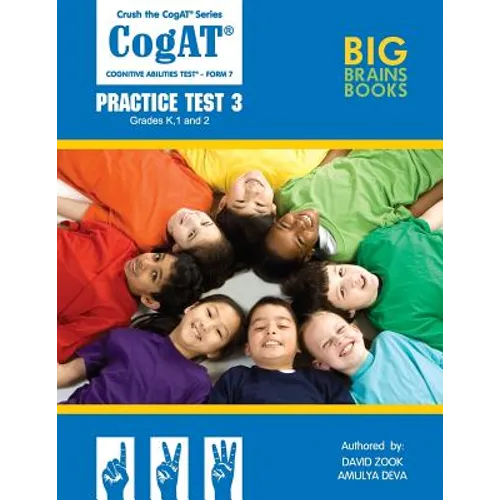 Crush the CogAT: Form 7 Practice Test 3 (Grades K, 1, and 2)