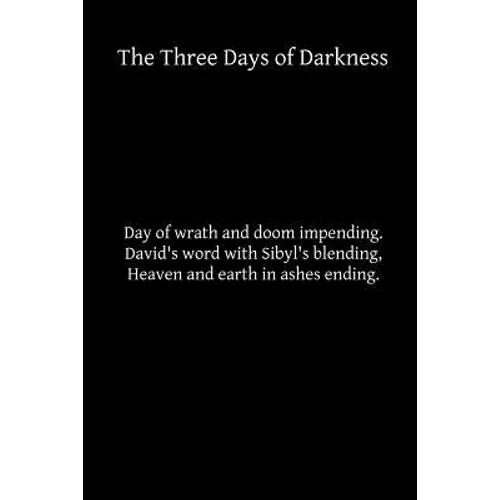 The Three Days of Darkness