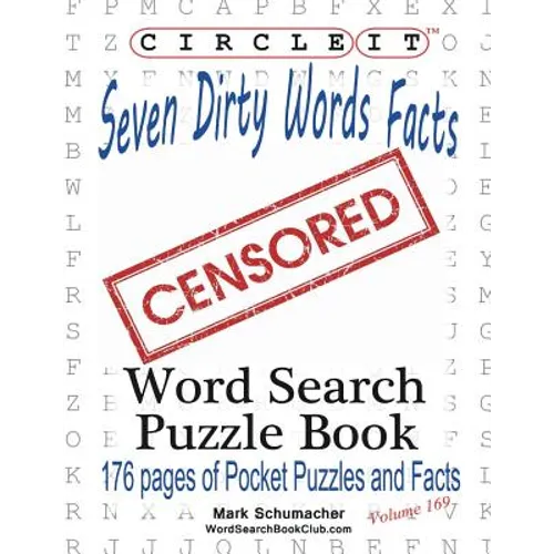Circle It, Seven Dirty Words Facts, Word Search, Puzzle Book