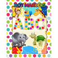 Dot Markers ABC: Awesome Dot Markers Activity Book Abc Animals For Kids, Preschool, Kindergarten, Children - Alphabets, Numbers, Shapes