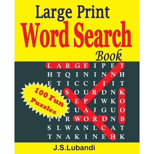 Large Print Word Search Book