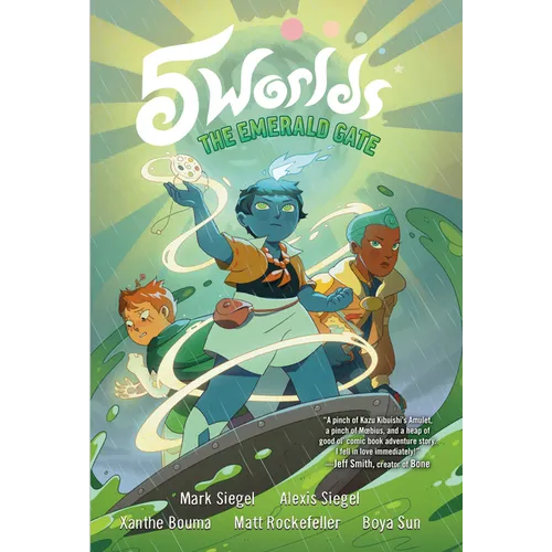 5 Worlds Book 5: The Emerald Gate: (A Graphic Novel)