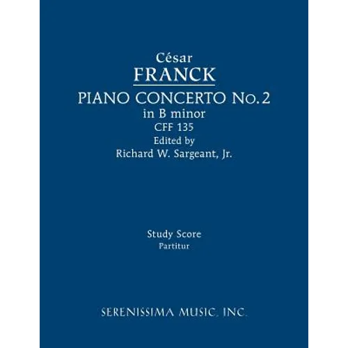 Piano Concerto in B minor, CFF 135: Study score