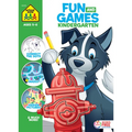School Zone Fun and Games Kindergarten Activity Workbook