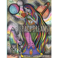 Space Dreams: Sci-Fi Adult Coloring Book Adventure