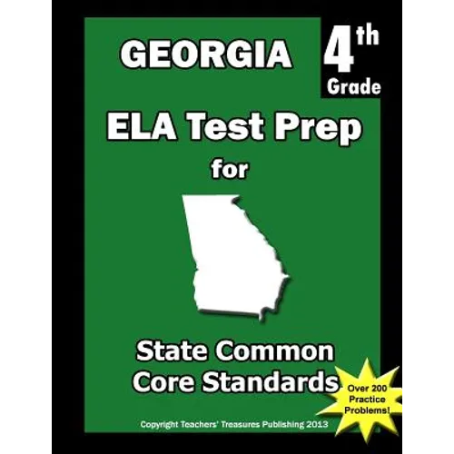 Georgia 4th Grade ELA Test Prep: Common Core Learning Standards