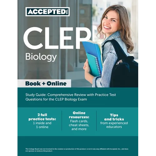 CLEP Biology Study Guide: Comprehensive Review with Practice Test Questions for the CLEP Biology Exam