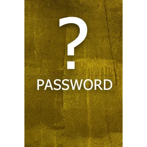 ? Password: The perfect book to keep all your password information together and secure with alphabetical tabs.