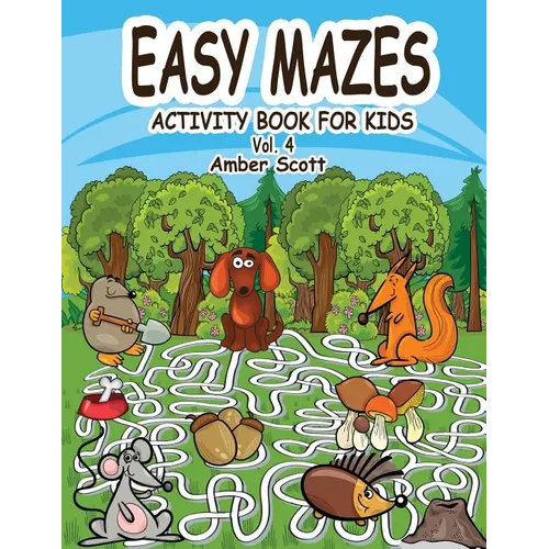 Eazy Mazes Activity Book For Kids - Vol. 4