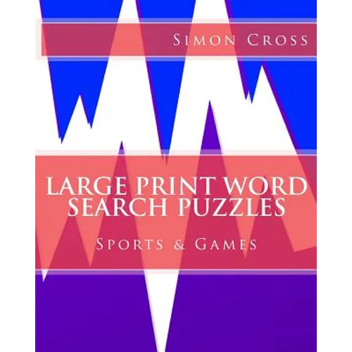 Large Print Word Search Puzzles Sports & Games