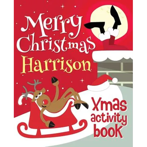 Merry Christmas Harrison - Xmas Activity Book: (Personalized Children's Activity Book)