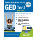GED Total Solution, for the 2026-2027 GED Test: Certified GED Aligned Prep