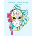 Venetian Carnival Masks Coloring, Book 1