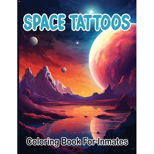 Space Tattoos coloring book for inmates
