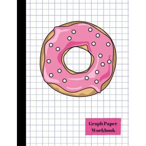 Pink Glazed Donut Quad 4x4 Graph Paper Workbook