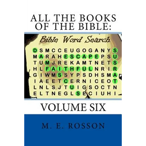 All the Books of the Bible: Bible Word Search: Volume Six