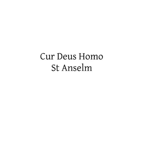 Cur Deus Homo