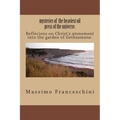 mysteries of the heaviest oil press of the universe.: Reflecions on Christ's atonement into the garden of Gethsemane.