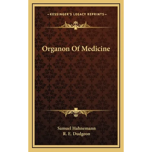 Organon Of Medicine